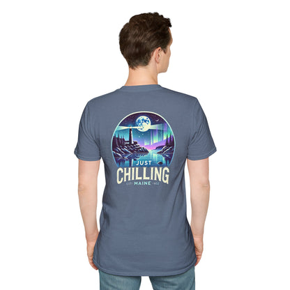 Just Chilling Scenic Tee – Coastal Escape- Maine Edition