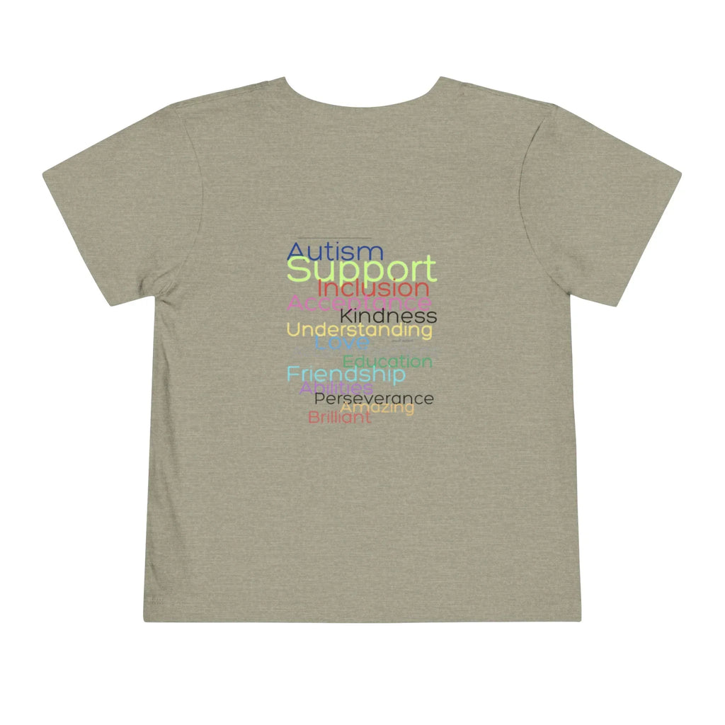 Toddler Short Sleeve Tee – Autism Support Shirt | Soft Cotton Kids T-Shirt - Just Chilling Inc.