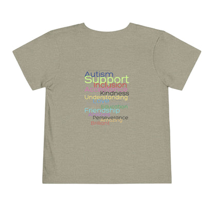 Toddler Short Sleeve Tee – Autism Support Shirt | Soft Cotton Kids T-Shirt