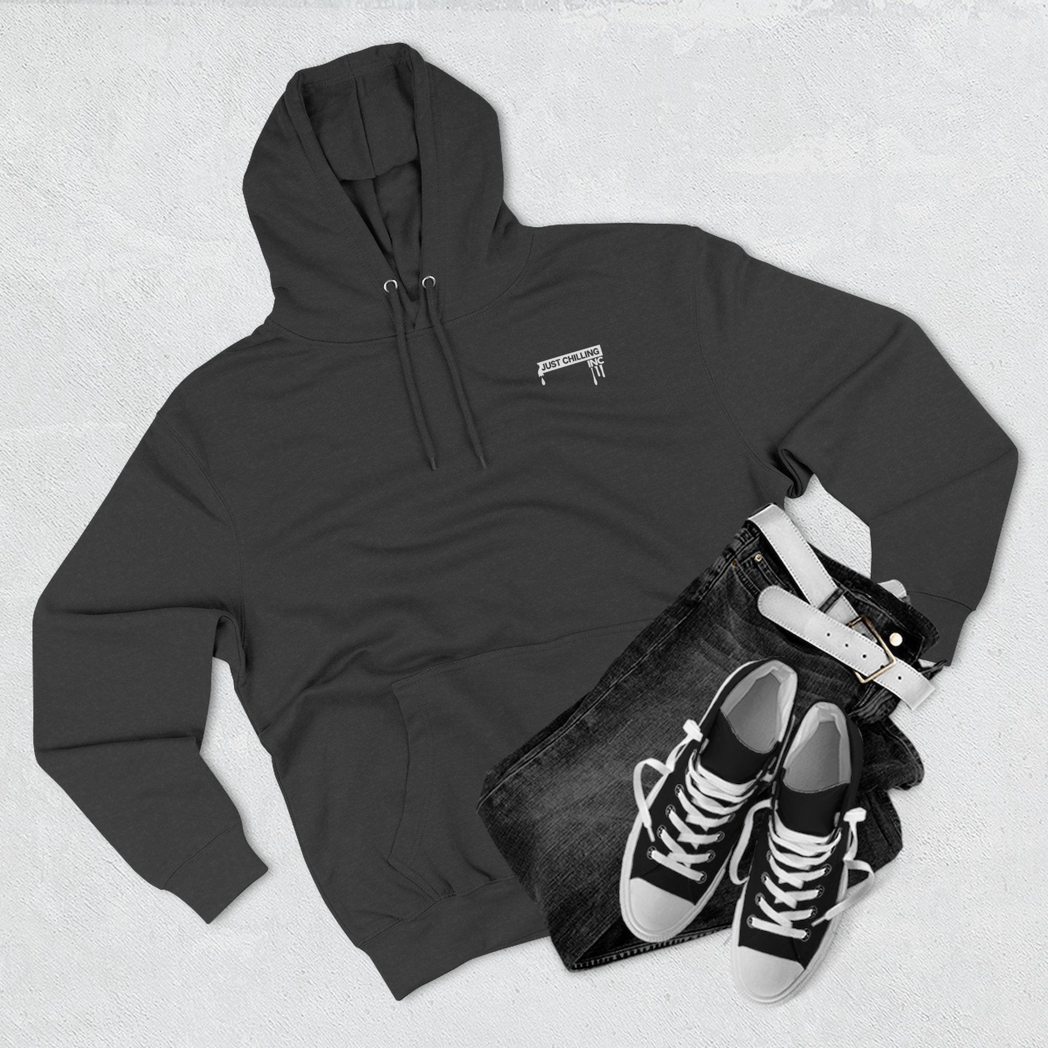 Three-Panel Fleece Hoodie mama rocking her dark side