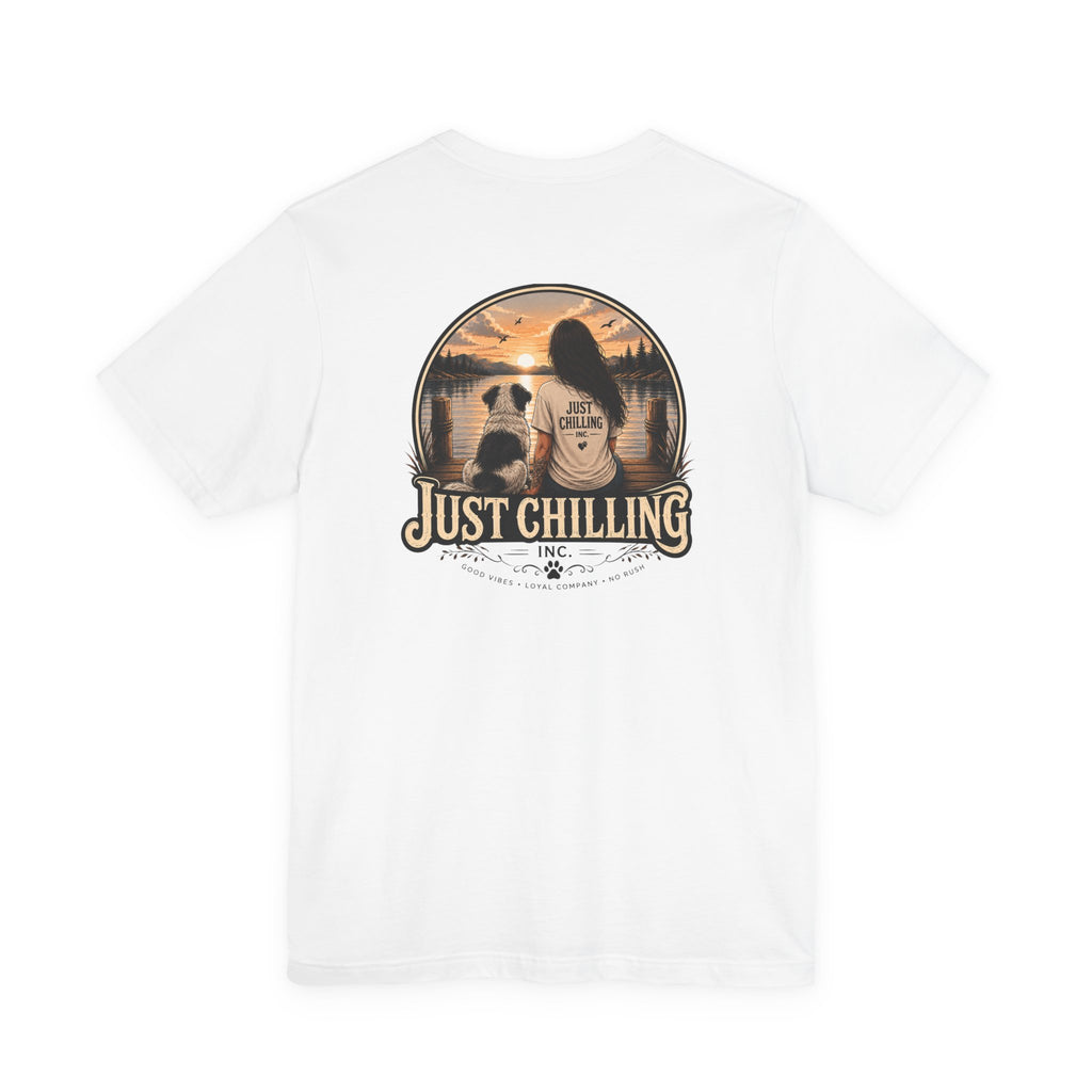Jersey Short Sleeve Tee – Unisex Cotton Crew Neck Girl Dog Shirt