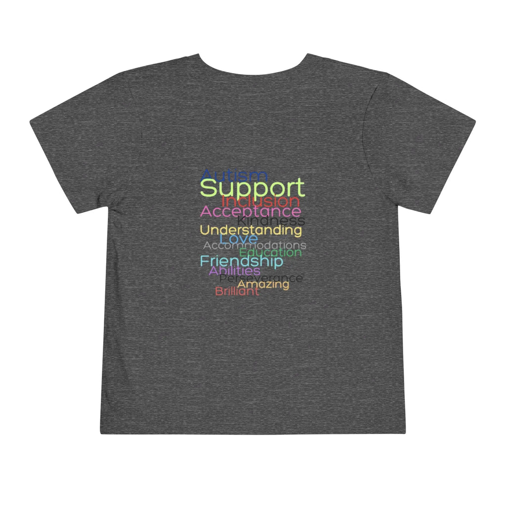 Toddler Short Sleeve Tee – Autism Support Shirt | Soft Cotton Kids T-Shirt - Just Chilling Inc.