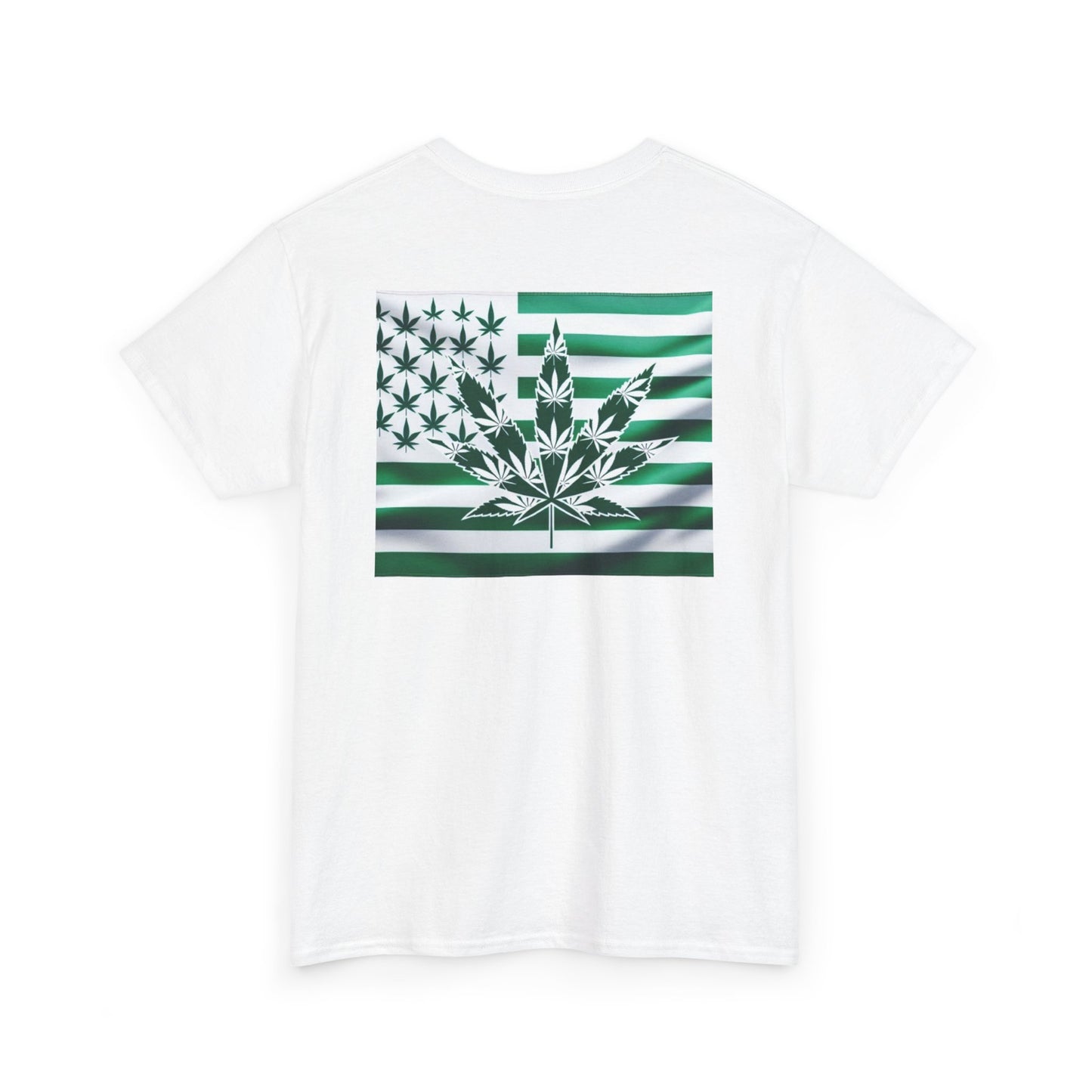Unisex Heavy Cotton Tee cannabis all-star and flag tee