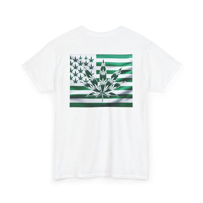 Unisex Heavy Cotton Tee cannabis all-star and flag tee