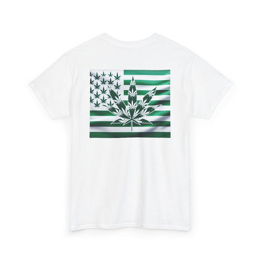 Unisex Heavy Cotton Tee cannabis all-star and flag tee