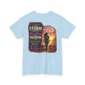 Inspirational Freedom Tee — "I Survived the Storm Now I'm Building Freedom"