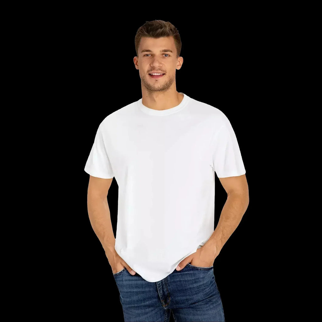 Garment Dyed T-Shirt - Unisex Cotton Tee With Unique Color Texture & Relaxed Fit - Just Chilling Inc.