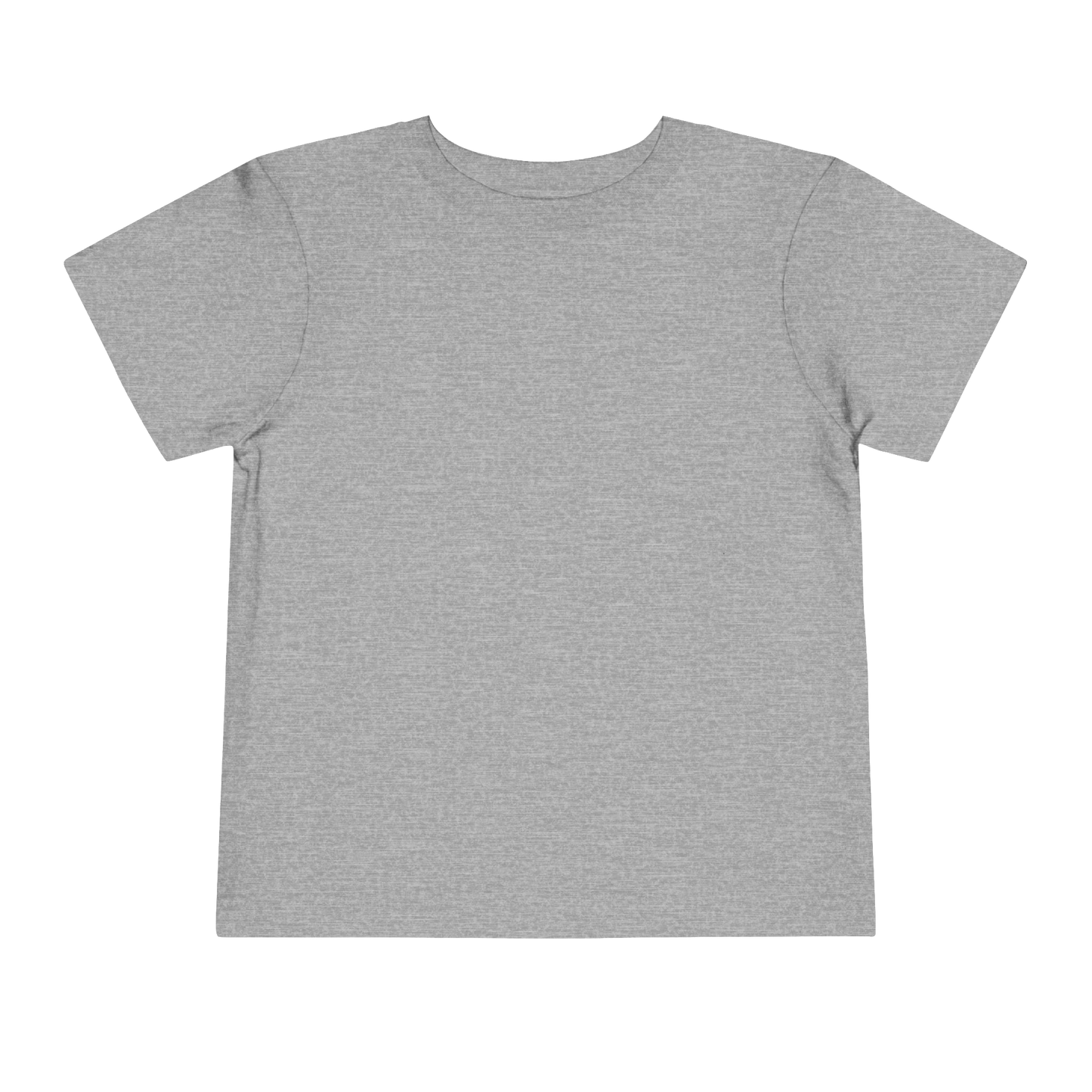 A plain, gray t-shirt against a black background.