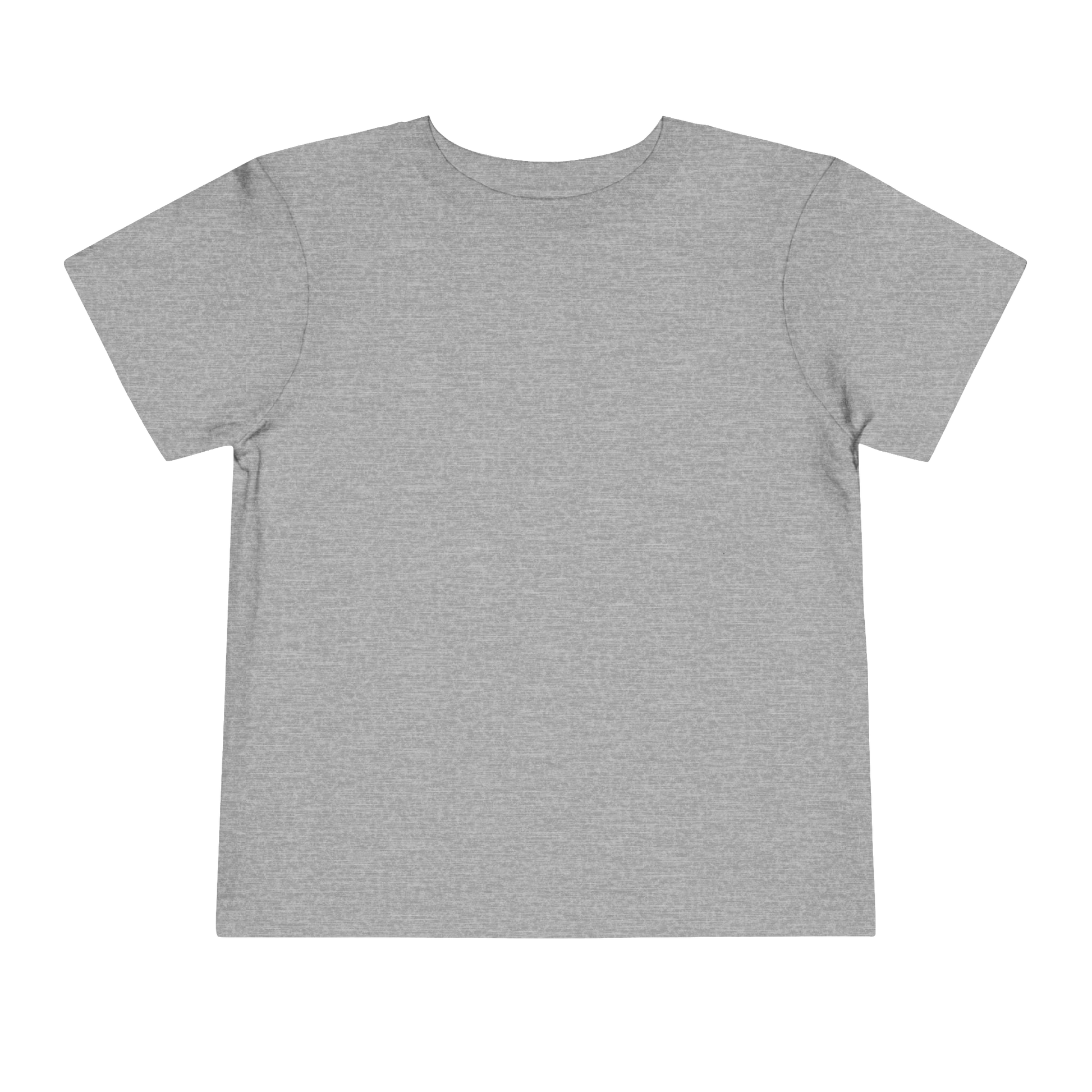 A plain, gray t-shirt against a black background.