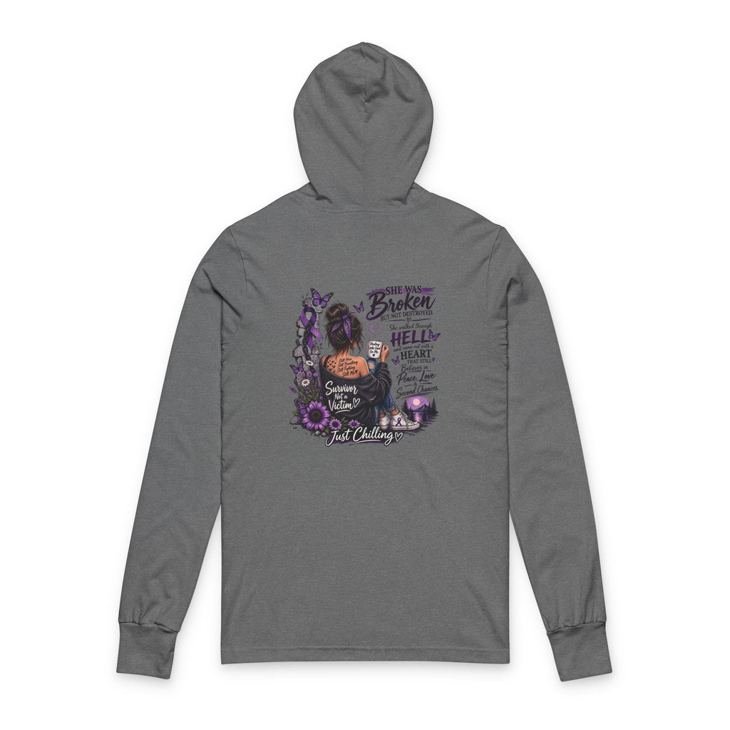 Sudadera con capucha "Mariposa del Empoderamiento" – Camiseta de manga larga unisex con diseño motivacional