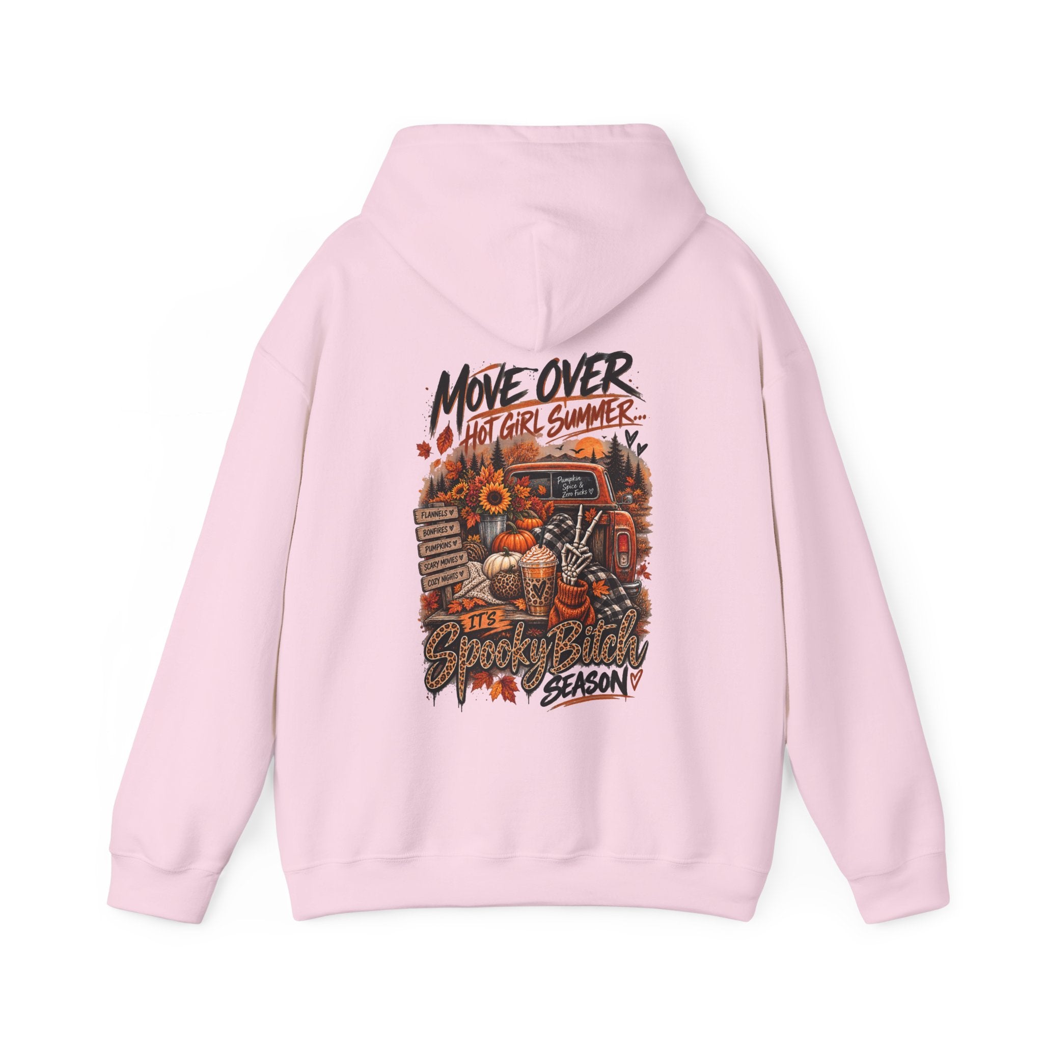 Halloween Truck Hoodie — "Move Over" Fall Pumpkin Harvest Sweatshirt