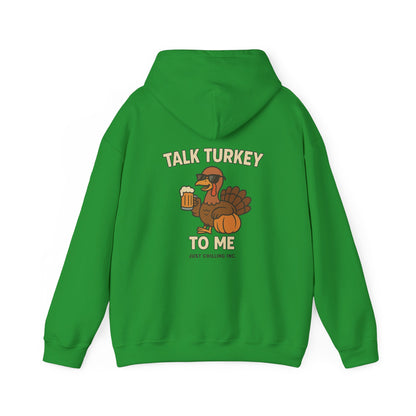 Thanksgiving Hoodie – Cozy Fall Turkey Sweatshirt With Adjustable Hood & Embroidery