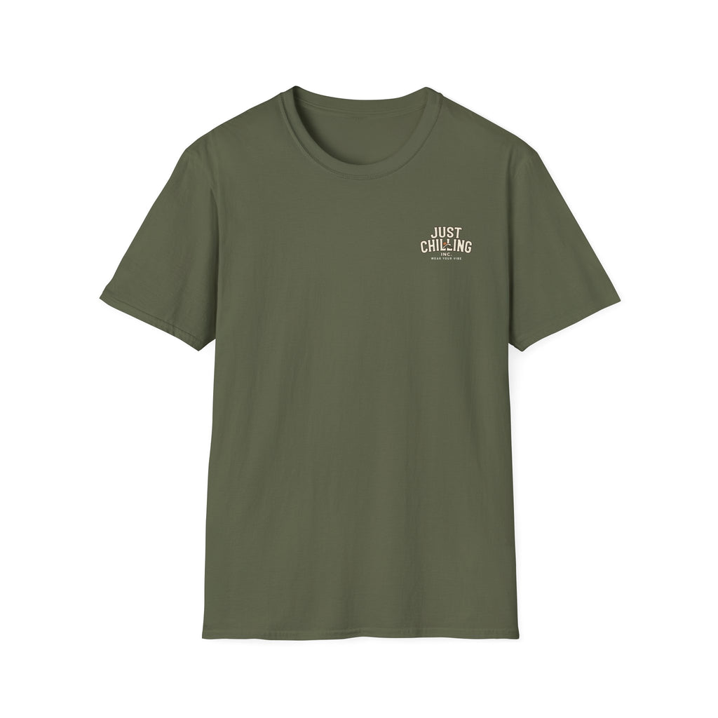 T-Shirt — 'Just Chillin' Minimal Savage Graphic Relaxed Tee