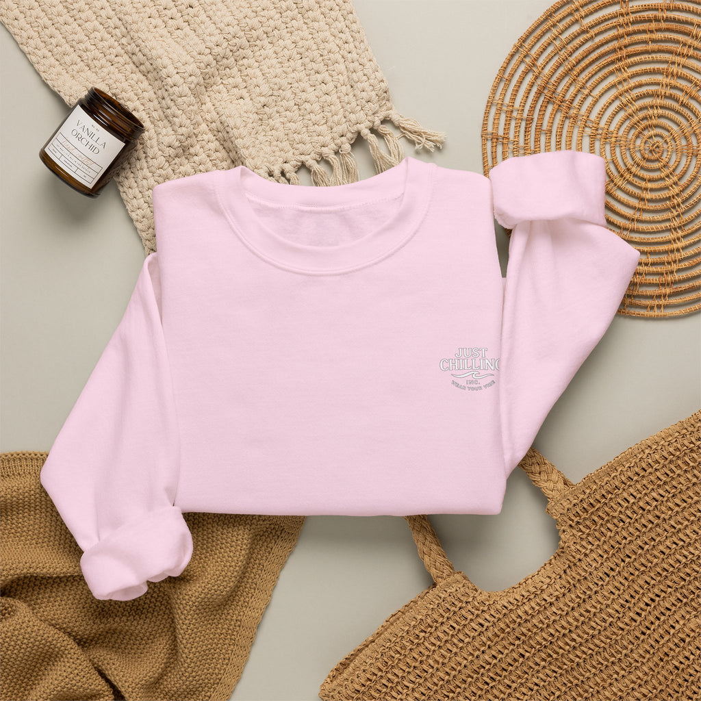 Collect Moments Not Things Crewneck Sweatshirt — Inspirational Graphic Sweatshirt