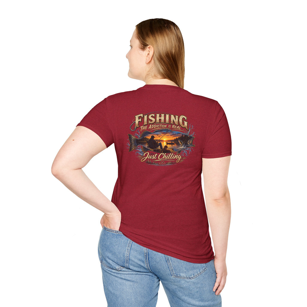 Fishing Addiction Unisex Softstyle T-Shirt | Just Chilling Tee for Anglers | Gift for Fishing Lovers, Outdoorsmen, Father's Day, [...]