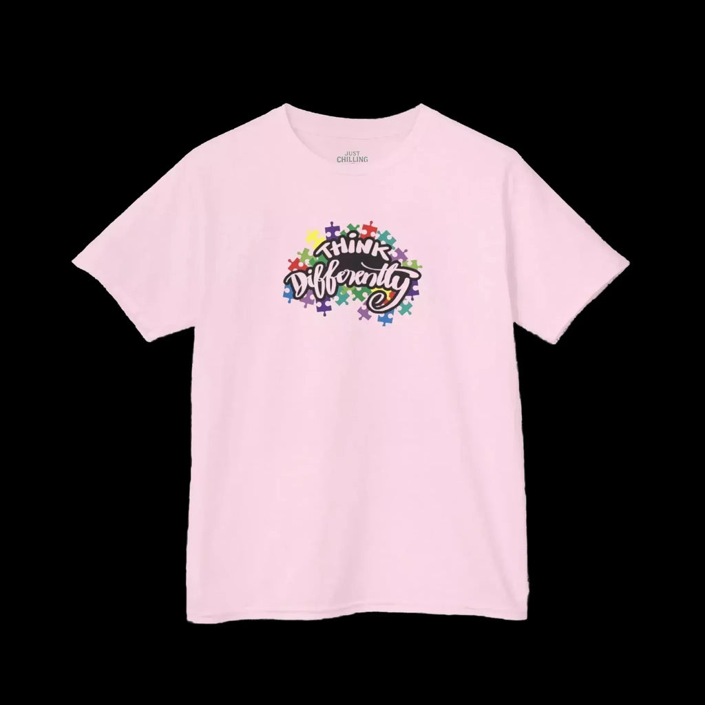 Autism Awareness Shirt Youth T-Shirt - Think Differently Cotton Tee For Kids - Just Chilling Inc.