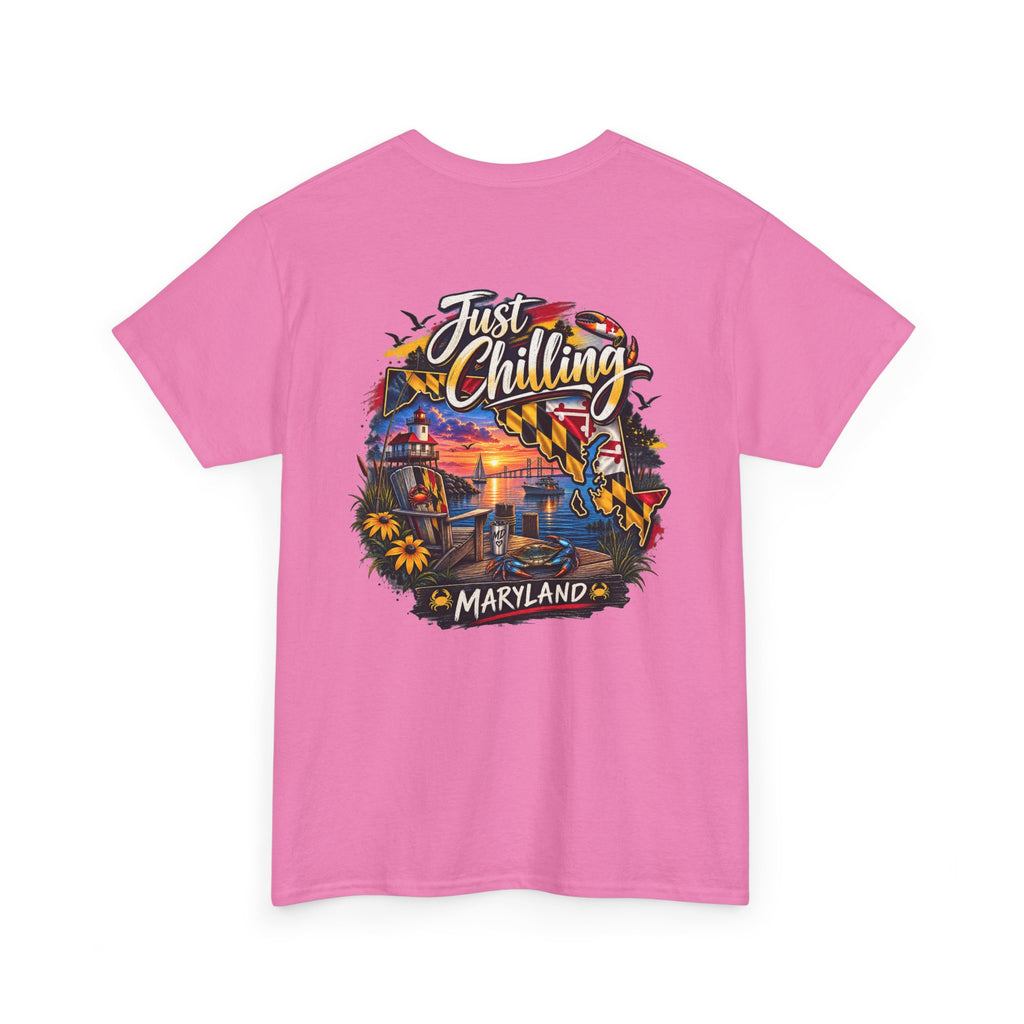 Maryland State Vibes T-Shirt — Baltimore MD Flag Inspired Tee