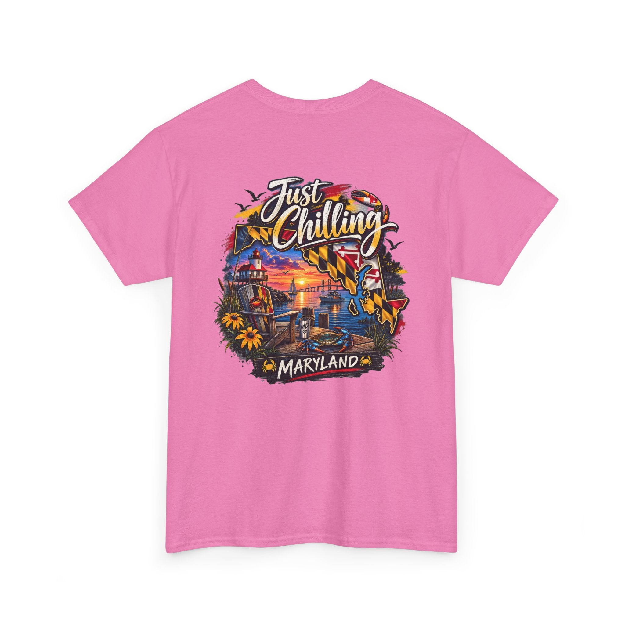 Maryland State Vibes T-Shirt — Baltimore MD Flag Inspired Tee