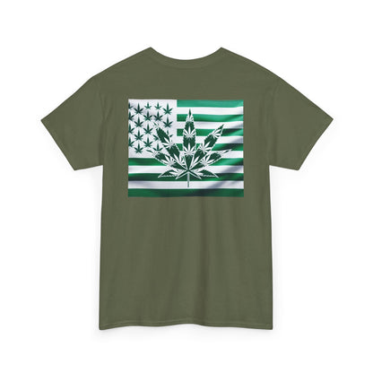 Unisex Heavy Cotton Tee cannabis all-star and flag tee