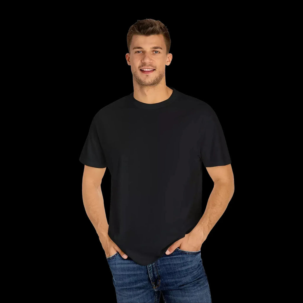 Garment Dyed T-Shirt - Unisex Cotton Tee With Unique Color Texture & Relaxed Fit - Just Chilling Inc.
