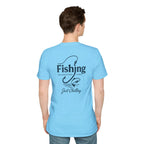 Fishing Addiction Unisex T-Shirt, Casual Wear, Outdoor Shirt, Gift for Fishermen, Summer Tee, Fishing Enthusiast Apparel - Just Chilling Inc.