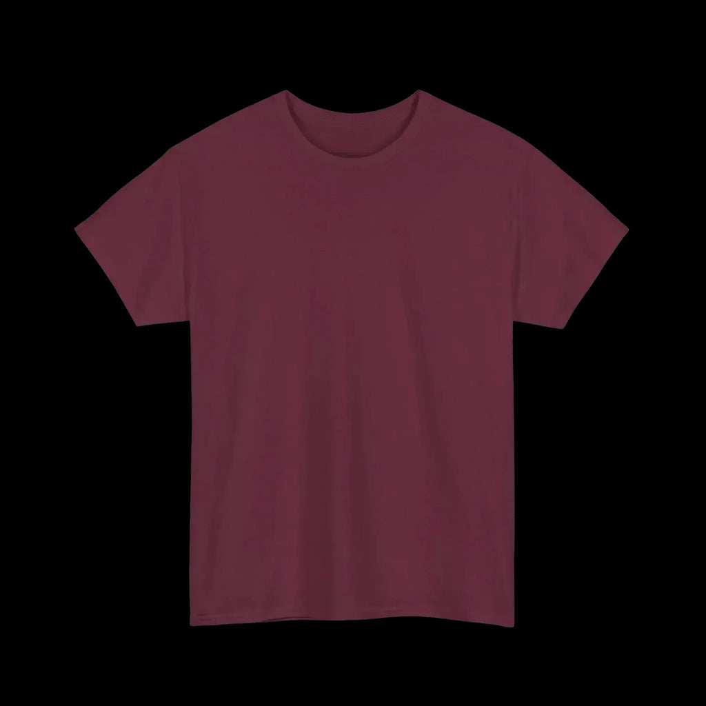 Heavy Cotton Tee – Classic Fit T-Shirt With Tear Away Label & Crew Neck - Just Chilling Inc.