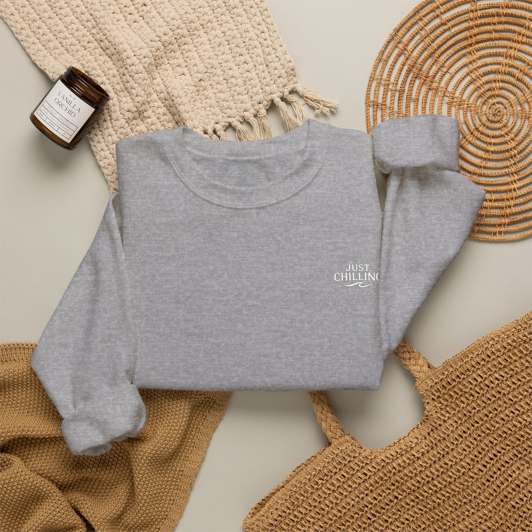 Collect Moments Not Things Crewneck Sweatshirt — Inspirational Graphic Sweatshirt