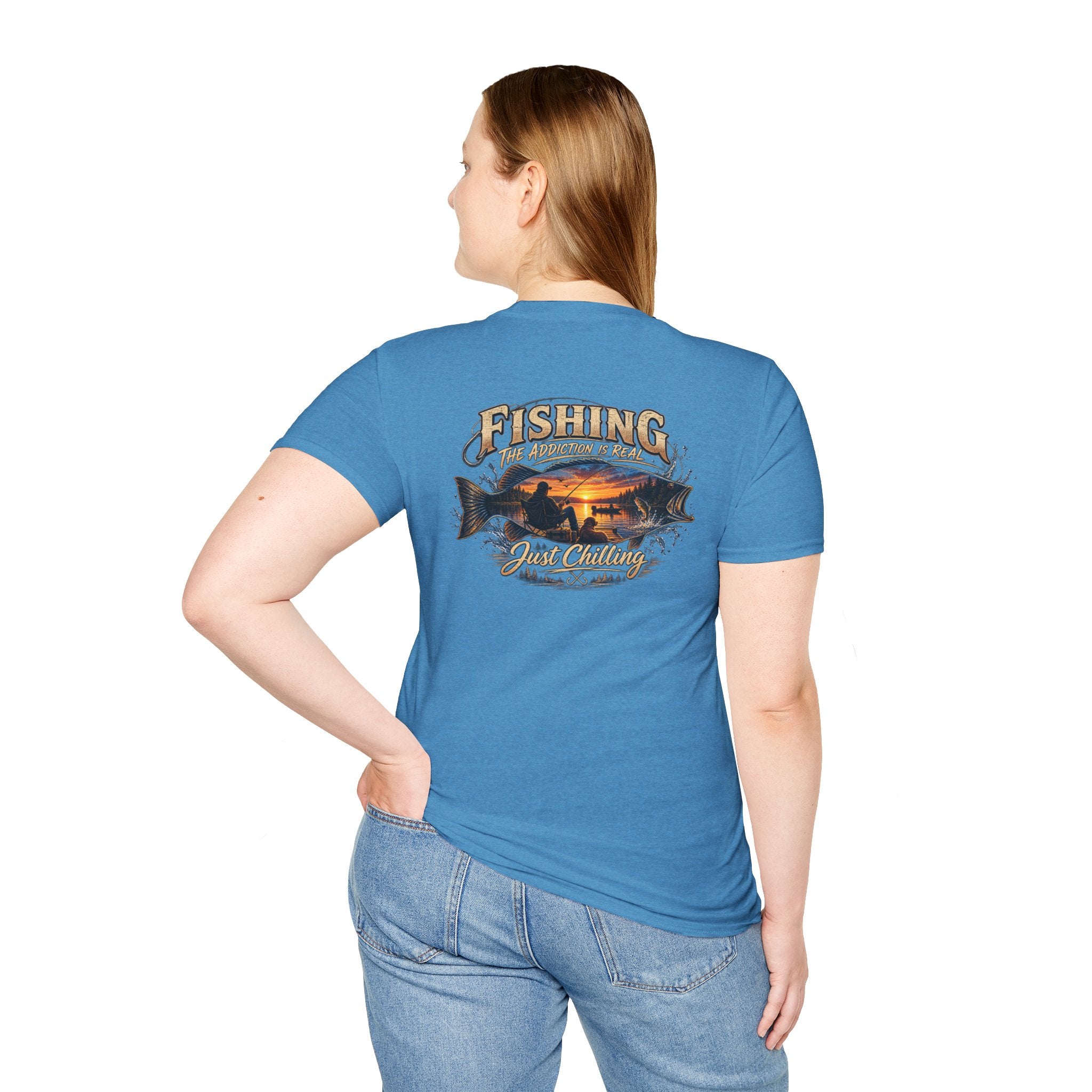 Fishing Addiction Unisex Softstyle T-Shirt | Just Chilling Tee for Anglers | Gift for Fishing Lovers, Outdoorsmen, Father's Day, [...]