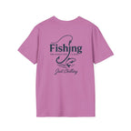 Fishing Addiction Unisex T-Shirt, Casual Wear, Outdoor Shirt, Gift for Fishermen, Summer Tee, Fishing Enthusiast Apparel - Just Chilling Inc.