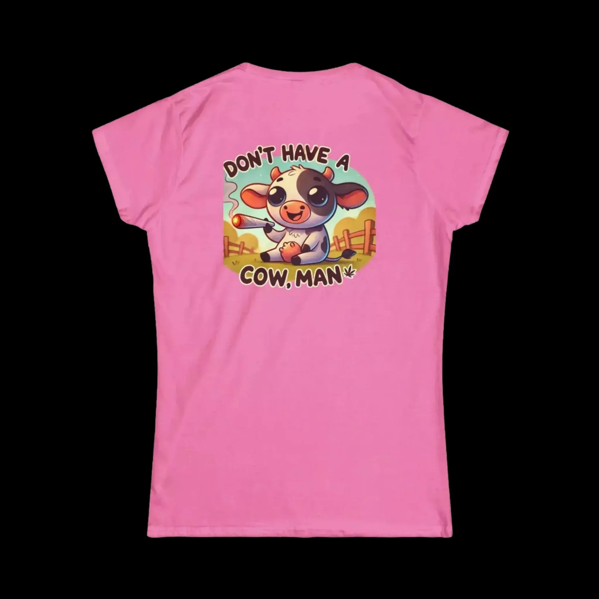 Women's Softstyle Tee - Comfortable Cotton Shirt With Stoner Vibes & Unique Graphic - Just Chilling Inc.