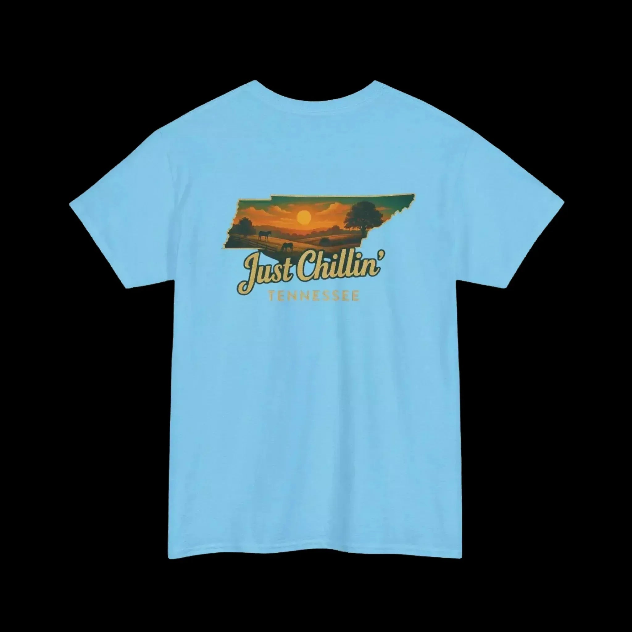 Just Chillin' Tennessee Unisex Cotton Tee – Nature Lover Gift - Just Chilling Inc.