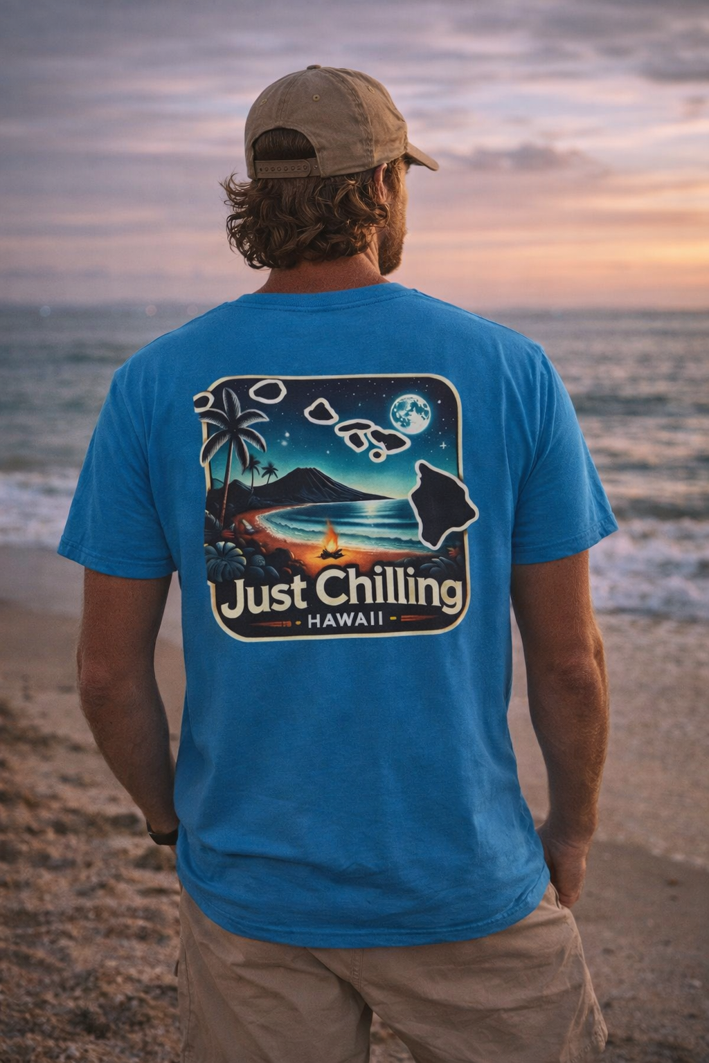 Unisex Cotton Tee – Heavy Cotton Shirt | Relaxed Fit T-Shirt for Beach Vibes