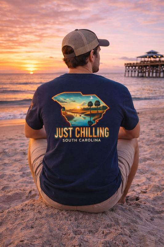 Unisex Softstyle T-Shirt with Retro South Carolina Design, Just Chilling Vibe, Perfect for Summer Events, Vacation, Gift for [...]