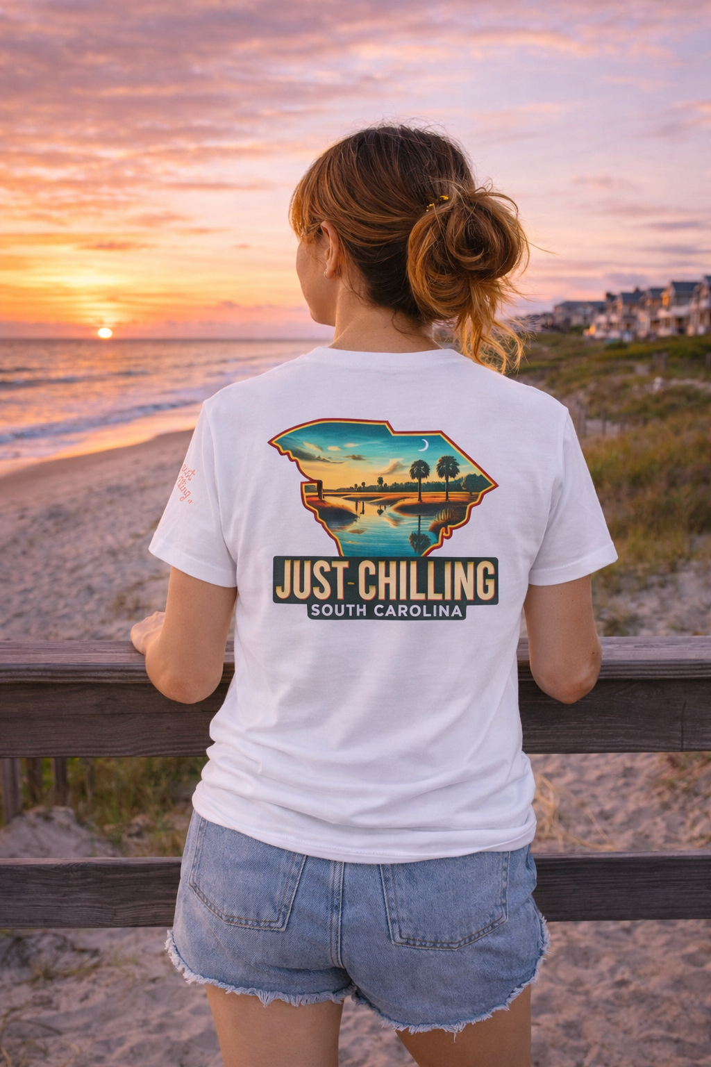 Unisex Softstyle T-Shirt with Retro South Carolina Design, Just Chilling Vibe, Perfect for Summer Events, Vacation, Gift for [...]