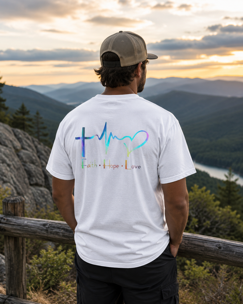 Faith Hope love tee - Just Chilling Shop