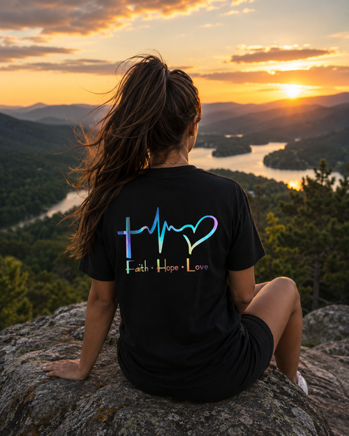 Faith Hope love tee - Just Chilling Shop