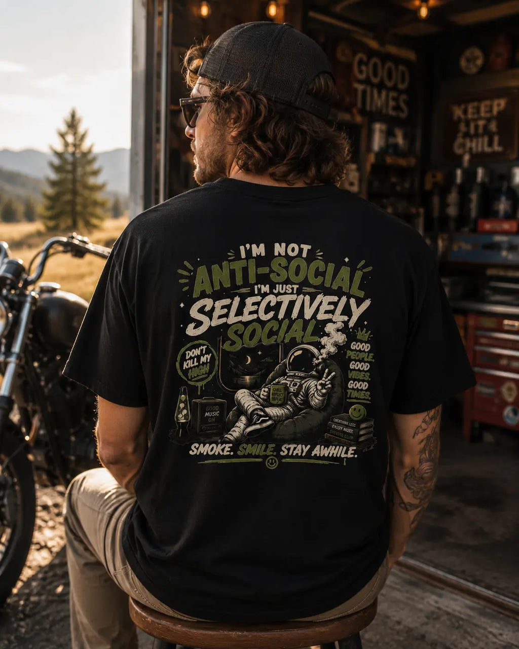 I'm Not Anti-Social I'm Just Selectively Social T-Shirt | I m Not Antisocial I m Just Not User-Friendly Graphic Tee – Soft Cotton Humor Shirt