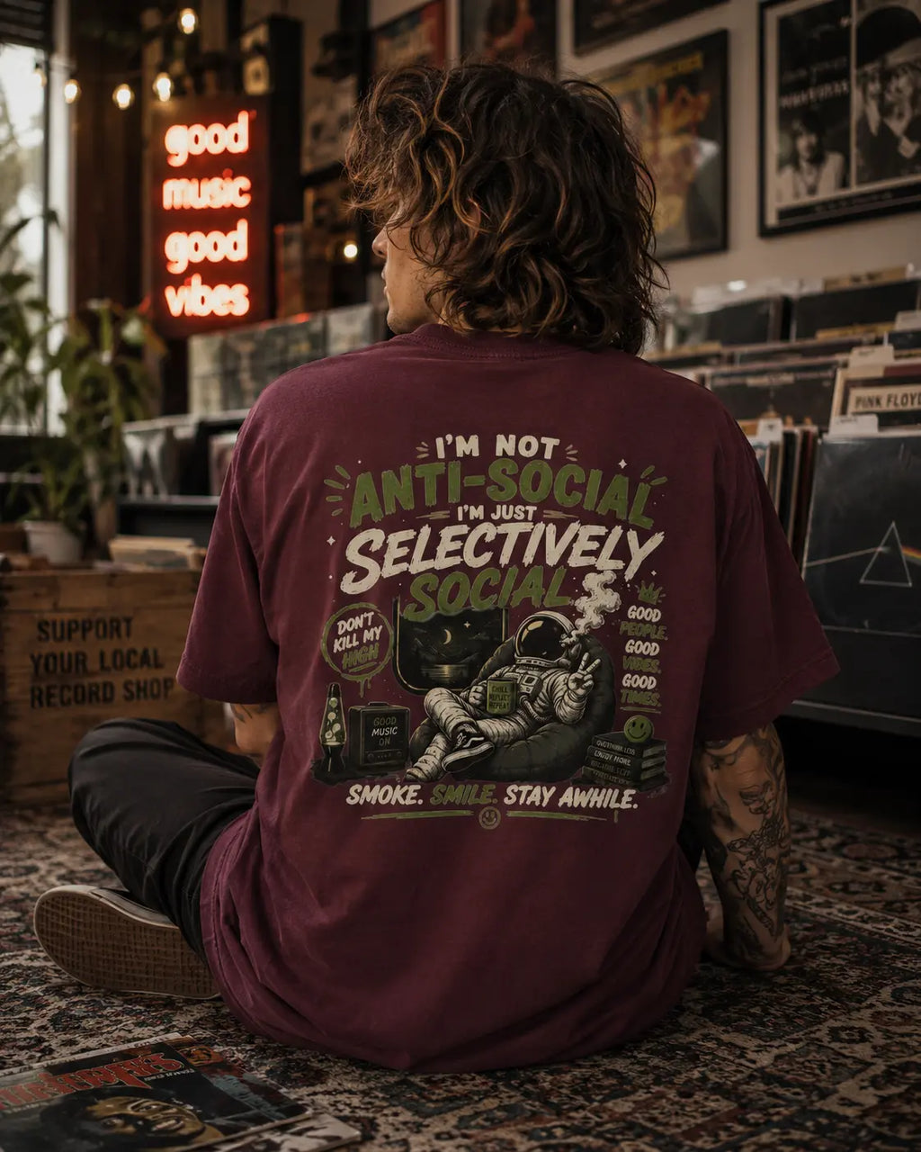 I'm Not Anti-Social I'm Just Selectively Social T-Shirt | I m Not Antisocial I m Just Not User-Friendly Graphic Tee – Soft Cotton Humor Shirt