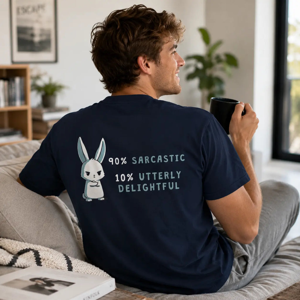 Sarcastic Delight T-Shirt — "90% Sarcastic 10% Delight" Graphic Tee Just Chilling Inc