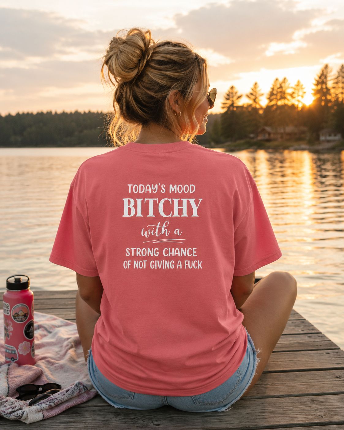Women's Cotton T-Shirt - Heavy Cotton Tee With Classic Fit & Premium Printing