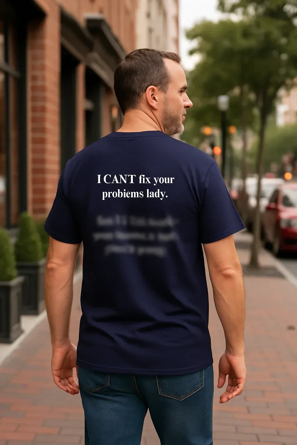 Problem T-Shirt – Unisex Heavy Cotton Tee | Classic Fit, Soft Breathable Fabric - Just Chilling Inc.