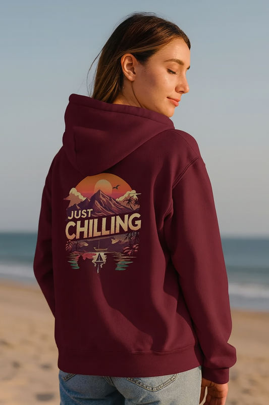 Just Chilling Unisex Heavy Blend™ Hoodie – Cozy Comfort for Every Adventure