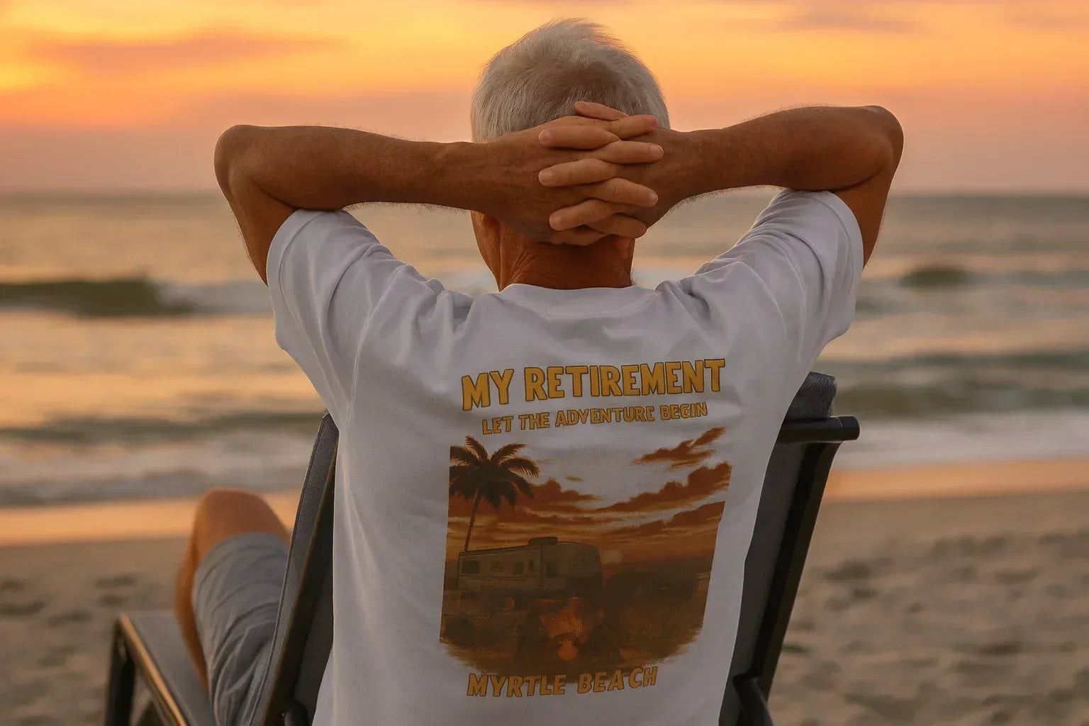 Retirement Celebration T-Shirt – Relaxed Fit Casual Summer Tee, Southern Vibes - Just Chilling Inc.