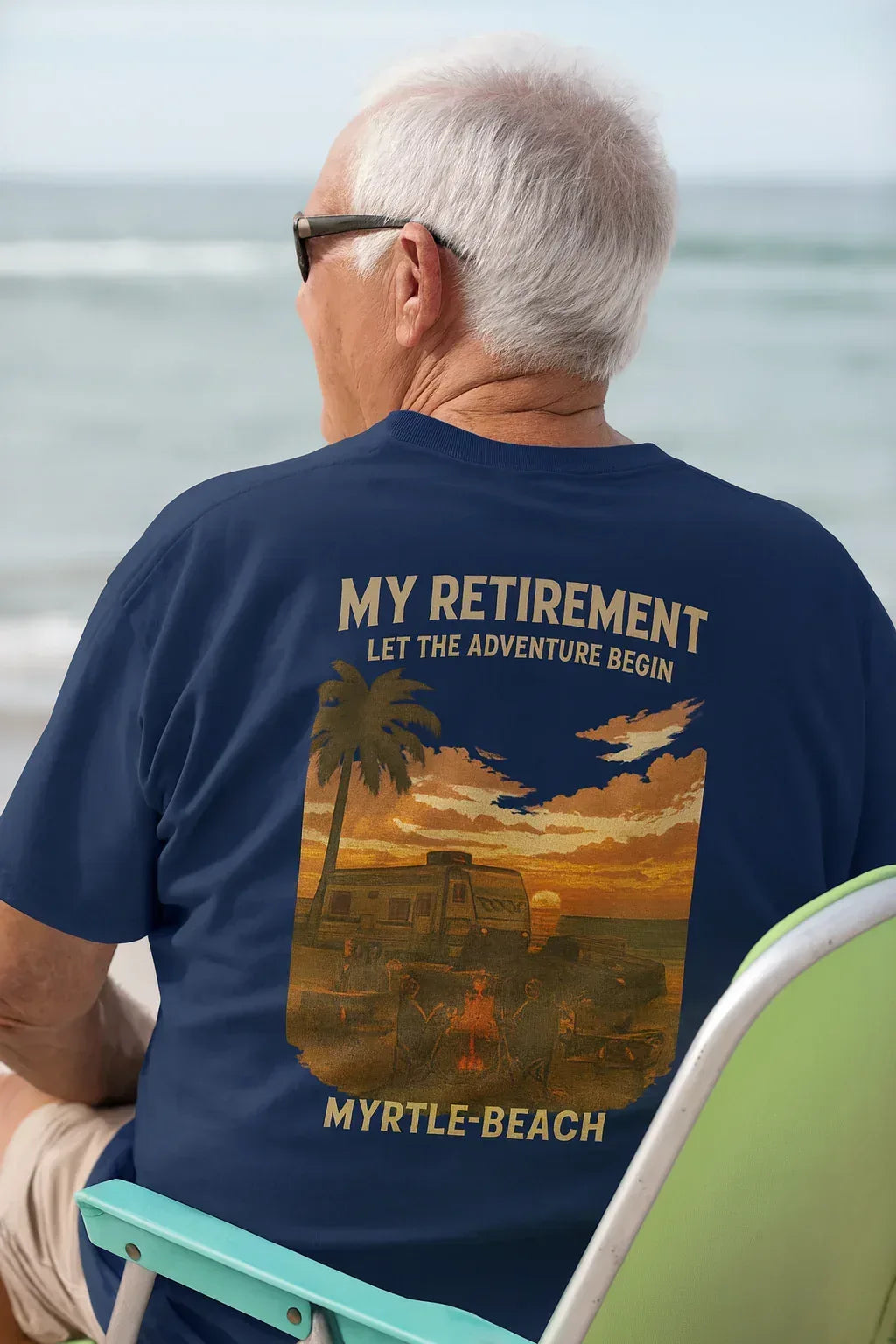 Retirement Celebration T-Shirt – Relaxed Fit Casual Summer Tee, Southern Vibes - Just Chilling Inc.