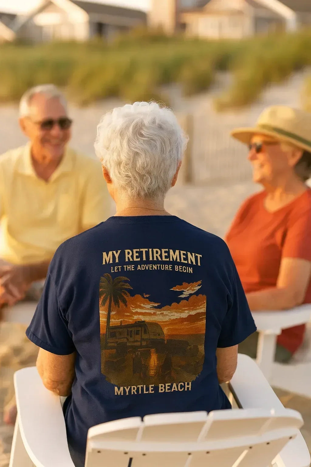 Retirement Celebration T-Shirt – Relaxed Fit Casual Summer Tee, Southern Vibes - Just Chilling Inc.