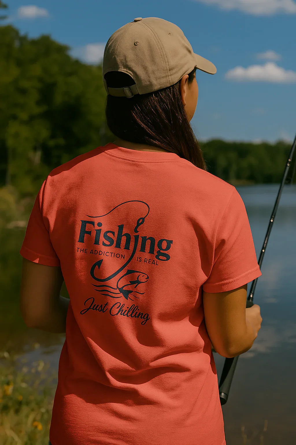 Fishing Addiction Unisex T-Shirt, Casual Wear, Outdoor Shirt, Gift for Fishermen, Summer Tee, Fishing Enthusiast Apparel - Just Chilling Inc.