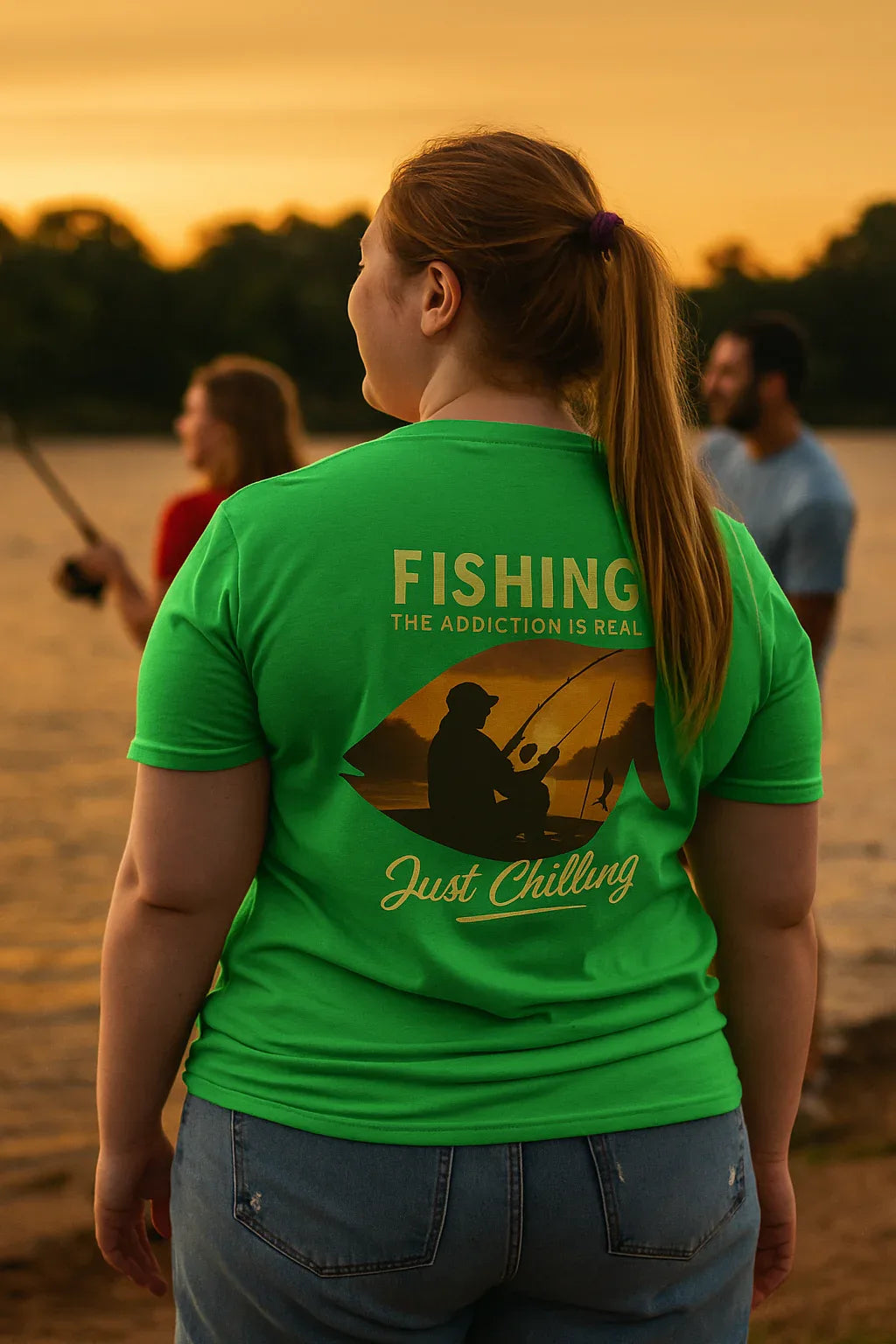 Unisex Fishing T-Shirt – Soft Cotton Tee | Casual Fishing Shirt for Anglers - Just Chilling Inc.