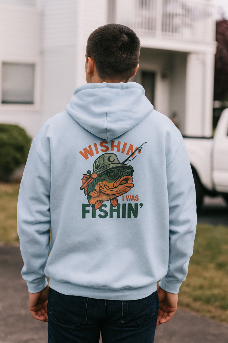 Fishing Hoodie - Cozy Unisex Hooded Sweatshirt With Kangaroo Pocket & Soft Fleece