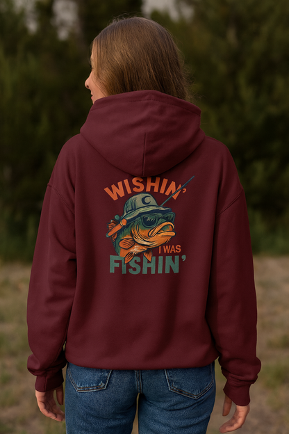 Fishing Hoodie - Cozy Unisex Hooded Sweatshirt With Kangaroo Pocket & Soft Fleece