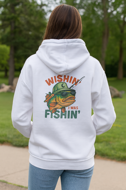 Fishing Hoodie - Cozy Unisex Hooded Sweatshirt With Kangaroo Pocket & Soft Fleece